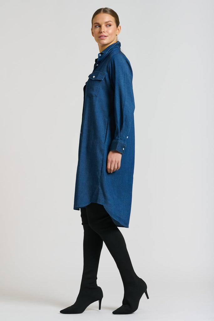 Shirty The Daisy Dress - Denim
