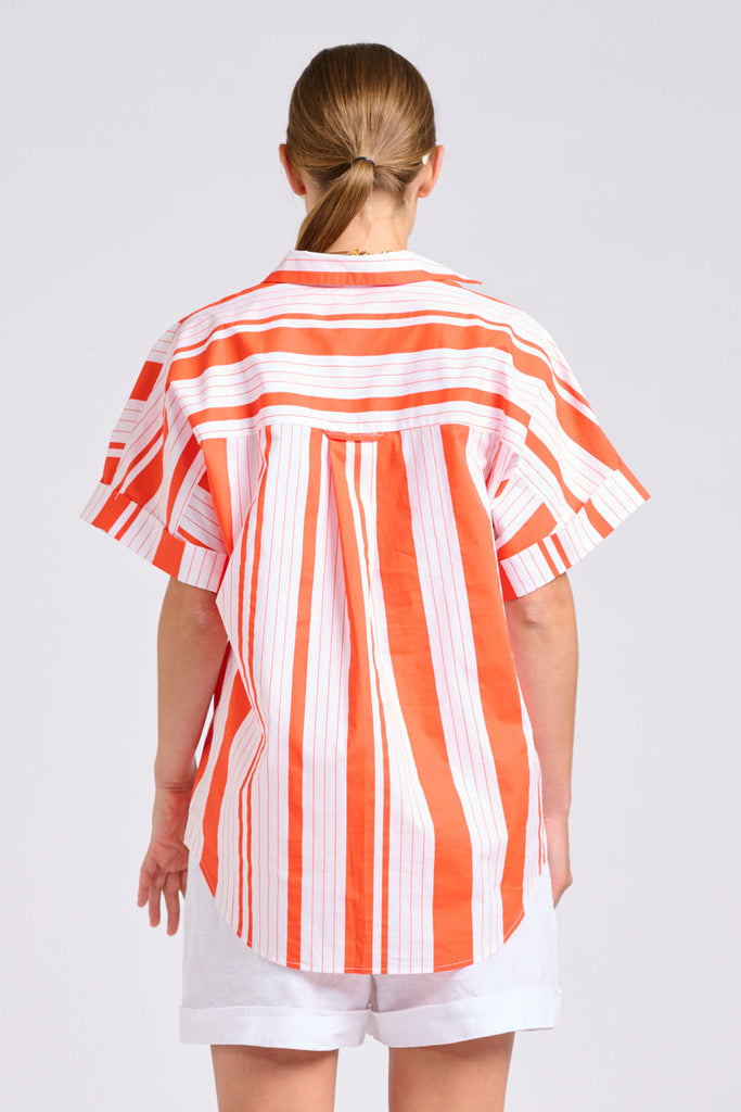 Shirty The Ella Shirt - Sunset Retro Stripe