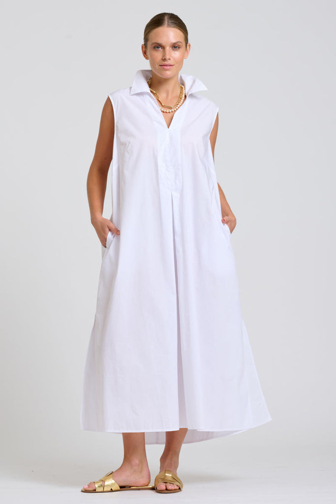 Shirty The Freya Shirt Dress - White