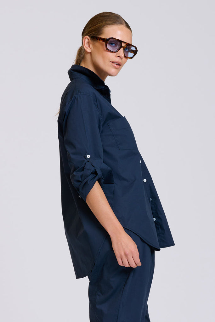 Shirty The Girlfriend Shirt - French Navy