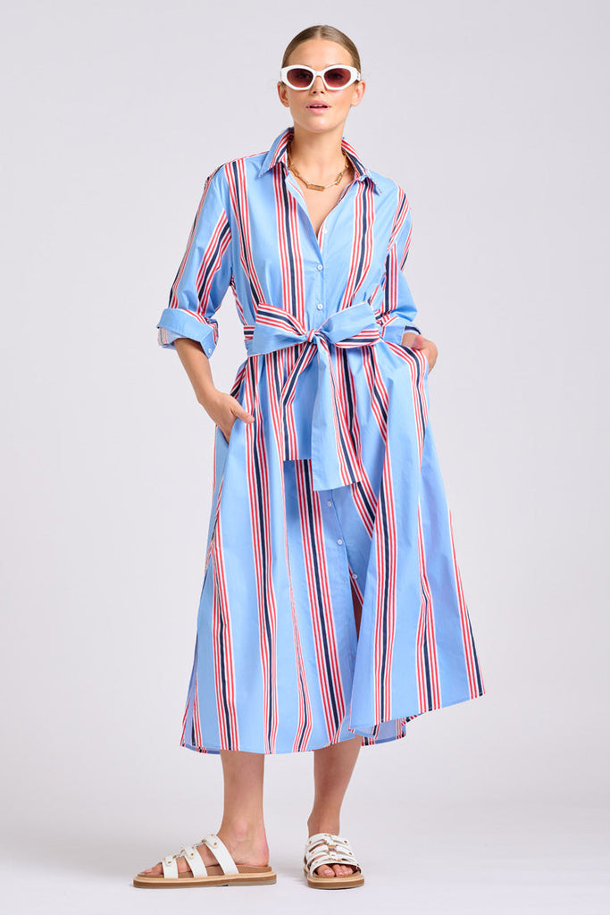 Shirty The Luna Dress - Nautical Stripe