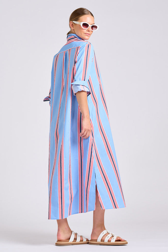 Shirty The Luna Dress - Nautical Stripe