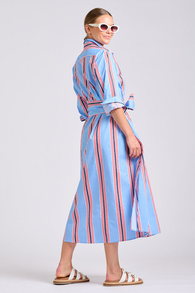 Shirty The Luna Dress - Nautical Stripe