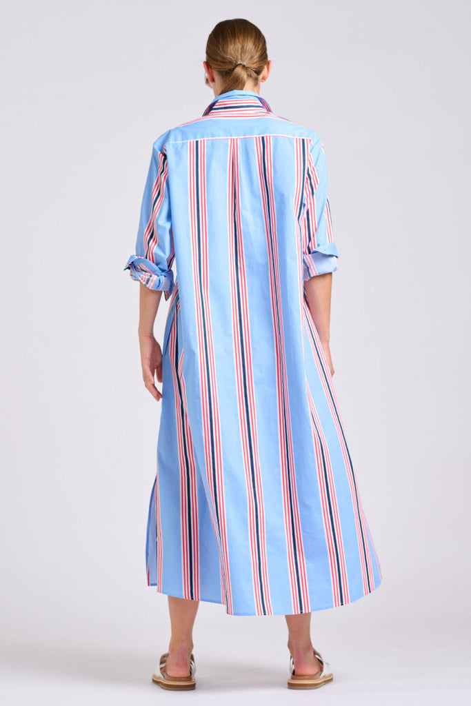 Shirty The Luna Dress - Nautical Stripe