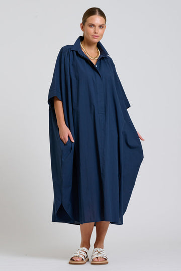 Shirty The Maggie Oversized Dress - French Navy