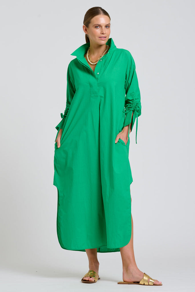 Shirty The Millie Dress - Bright Green