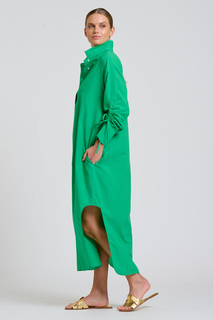 Shirty The Millie Dress - Bright Green