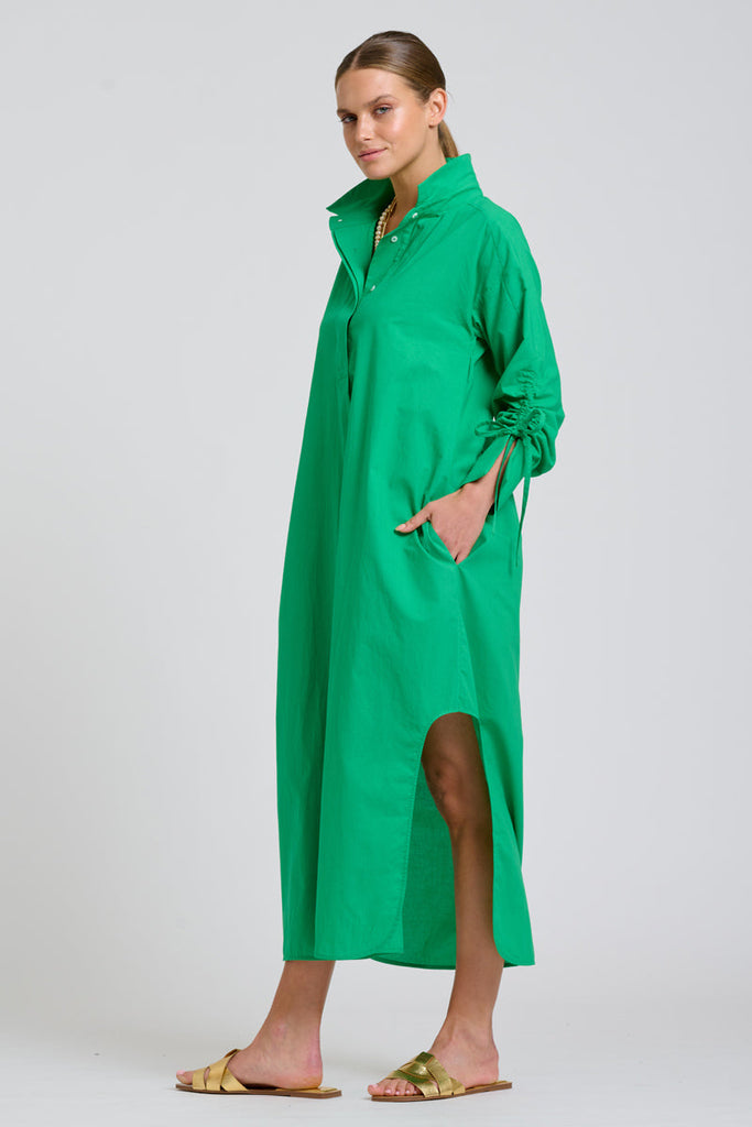 Shirty The Millie Dress - Bright Green