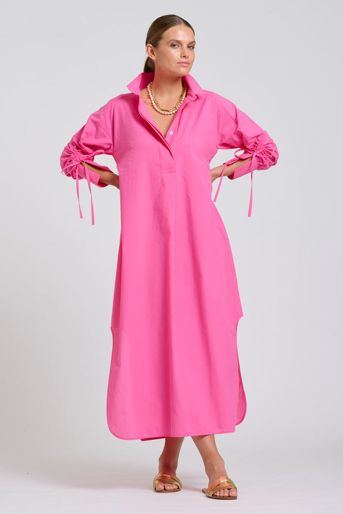 Shirty The Millie Dress - Hot Pink