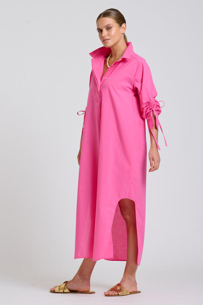Shirty The Millie Dress - Hot Pink