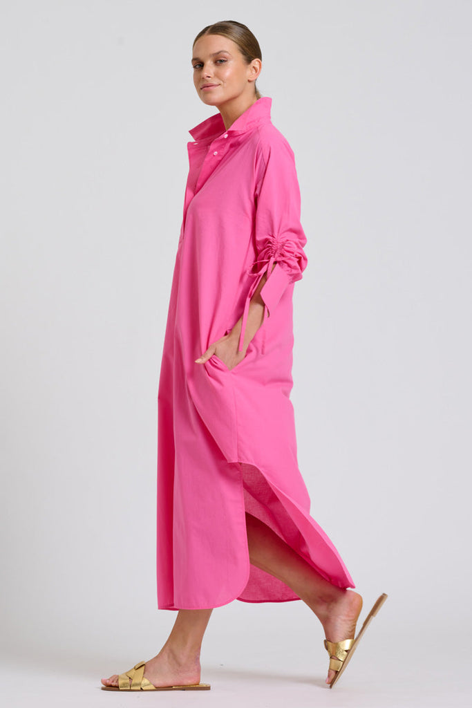 Shirty The Millie Dress - Hot Pink
