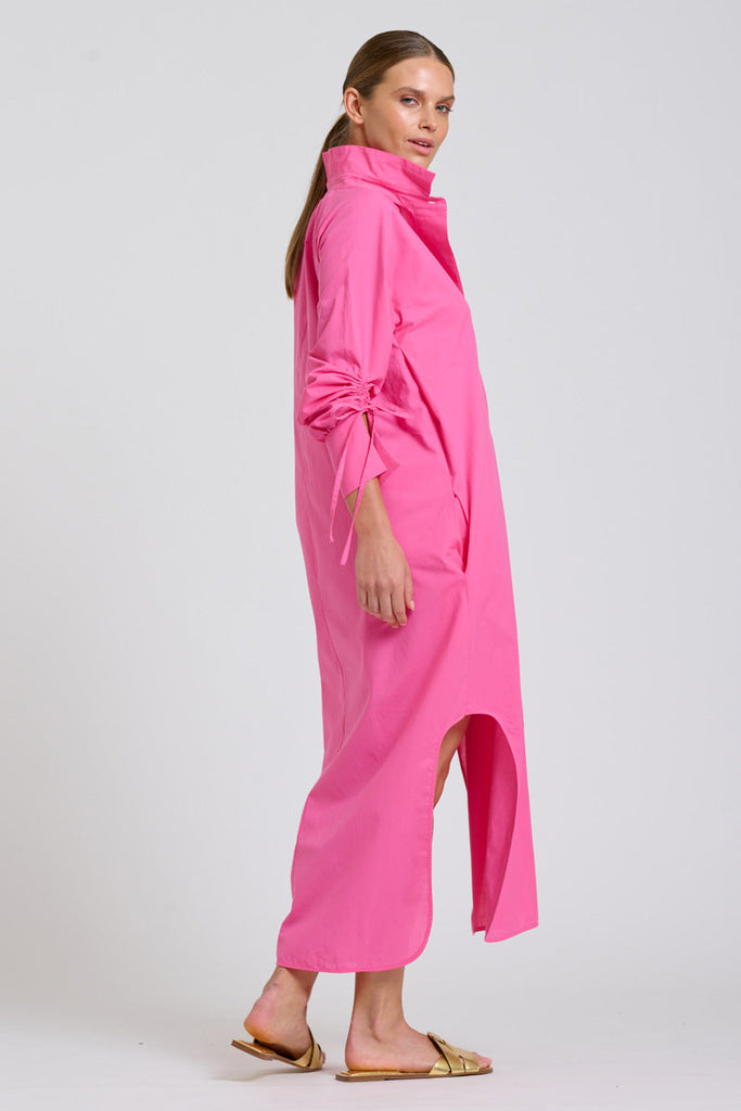 Shirty The Millie Dress - Hot Pink