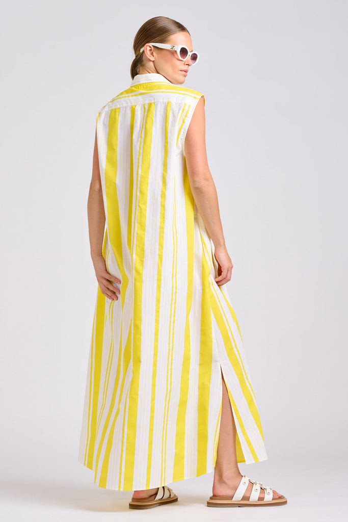 Shirty The Sabine Dress - Sunrise Retro Stripe
