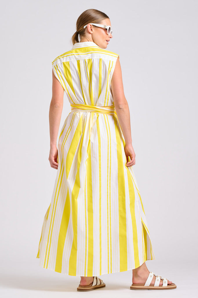 Shirty The Sabine Dress - Sunrise Retro Stripe