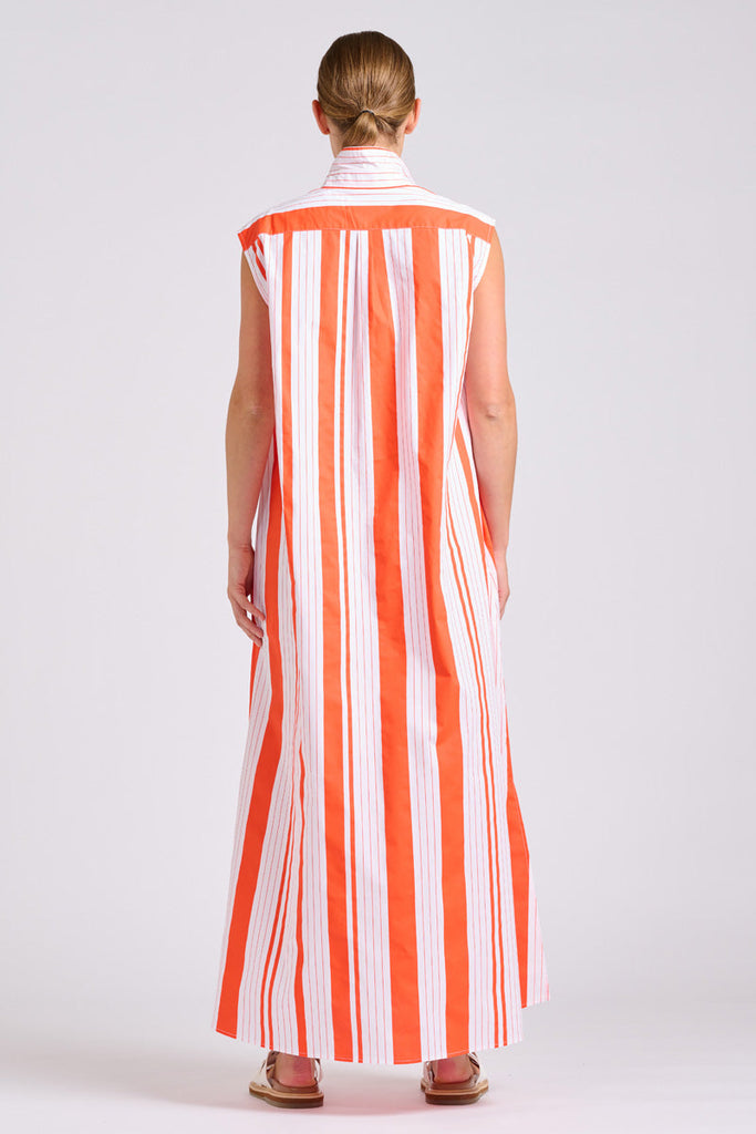 Shirty The Sabine Dress - Sunset Retro Stripe