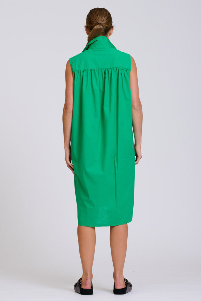 Shirty The Sandra Shirtdress - Bright Green
