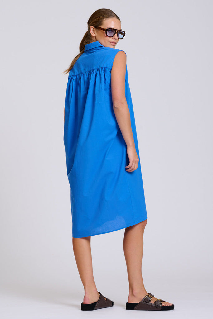 Shirty The Sandra Shirtdress - Royal Blue