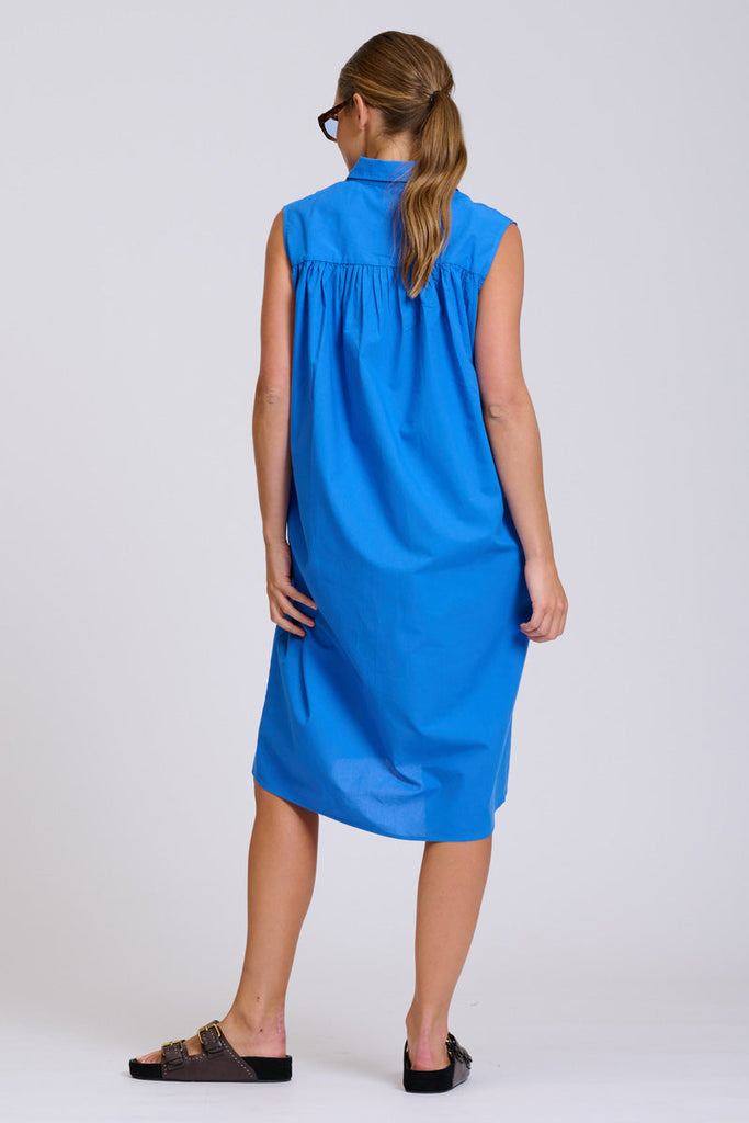 Shirty The Sandra Shirtdress - Royal Blue