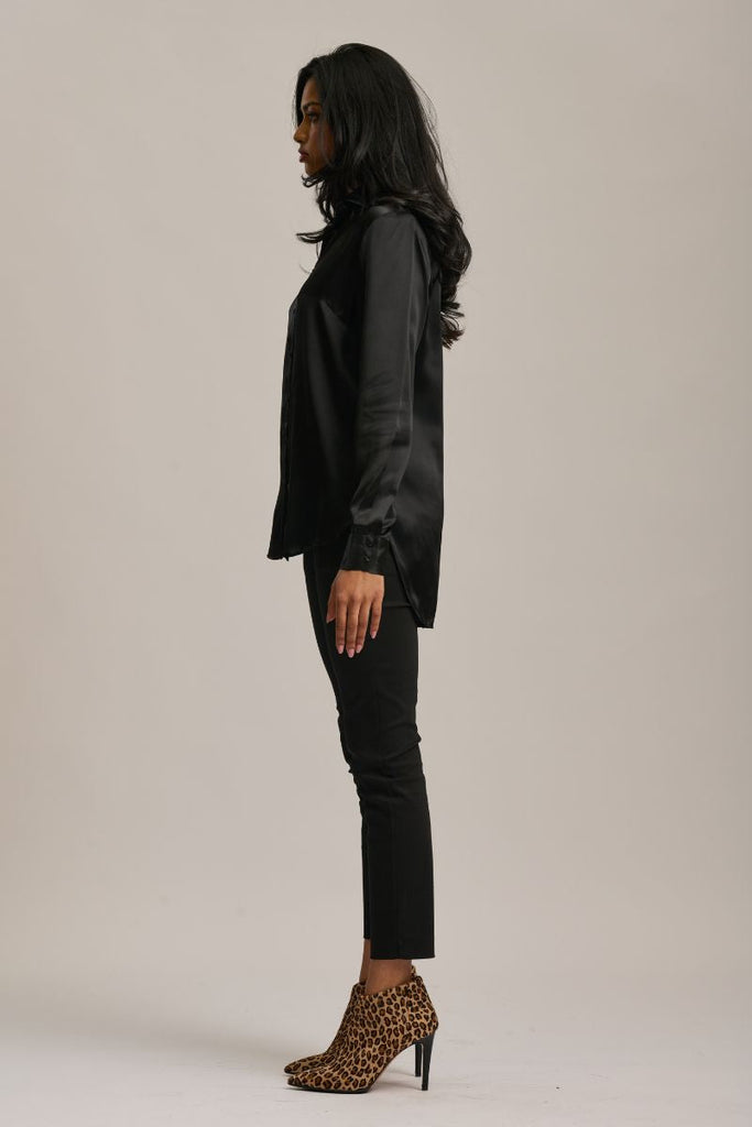 The Skye Slim Shirt - Black