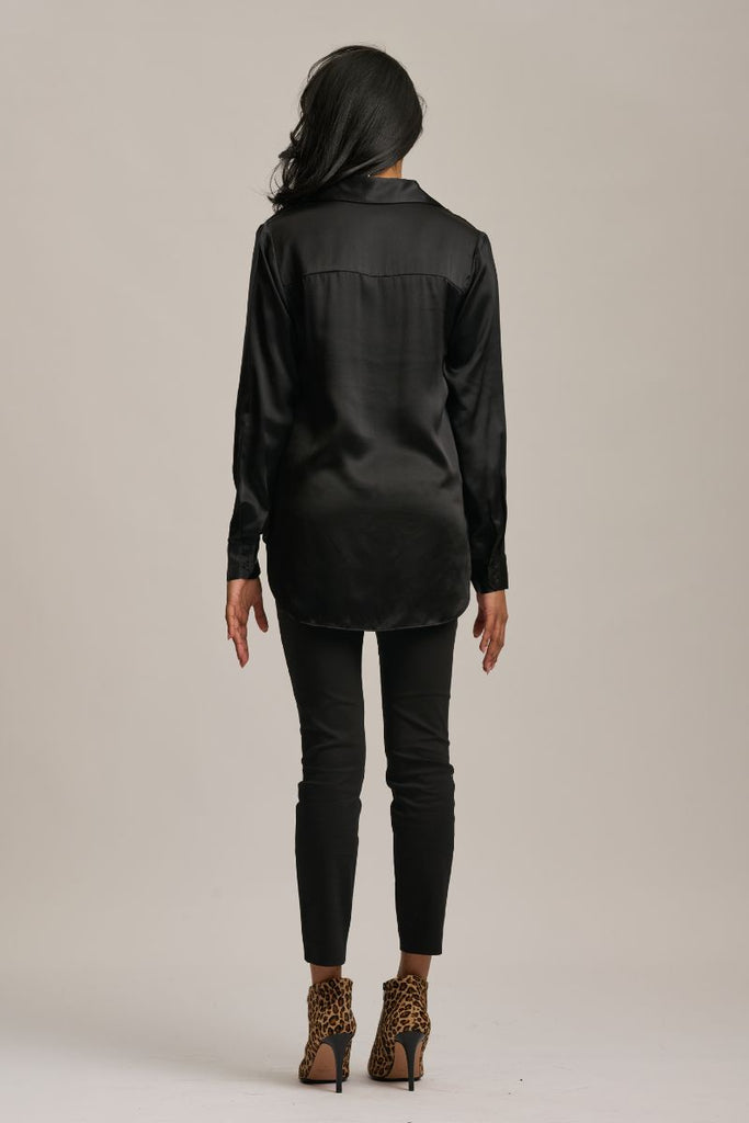 The Skye Slim Shirt - Black