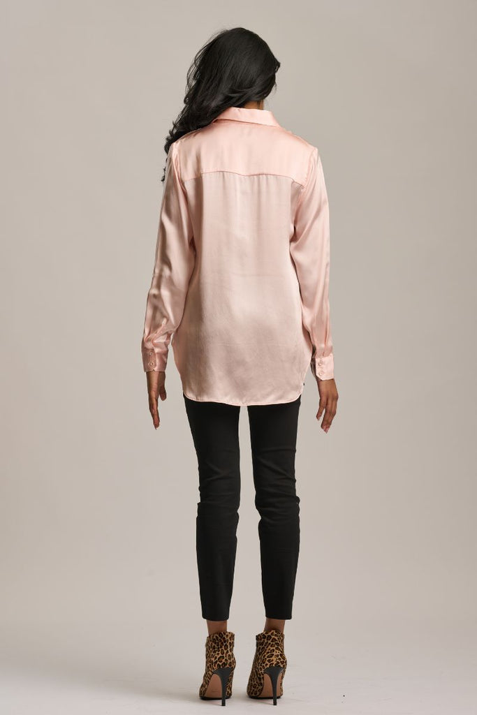 The Skye Slim Shirt - Blush
