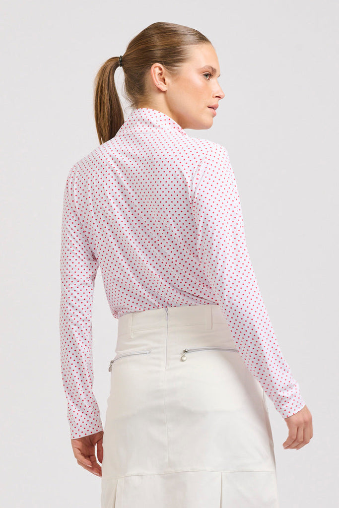 The Grange Long Sleeve Shirt - Red Spot