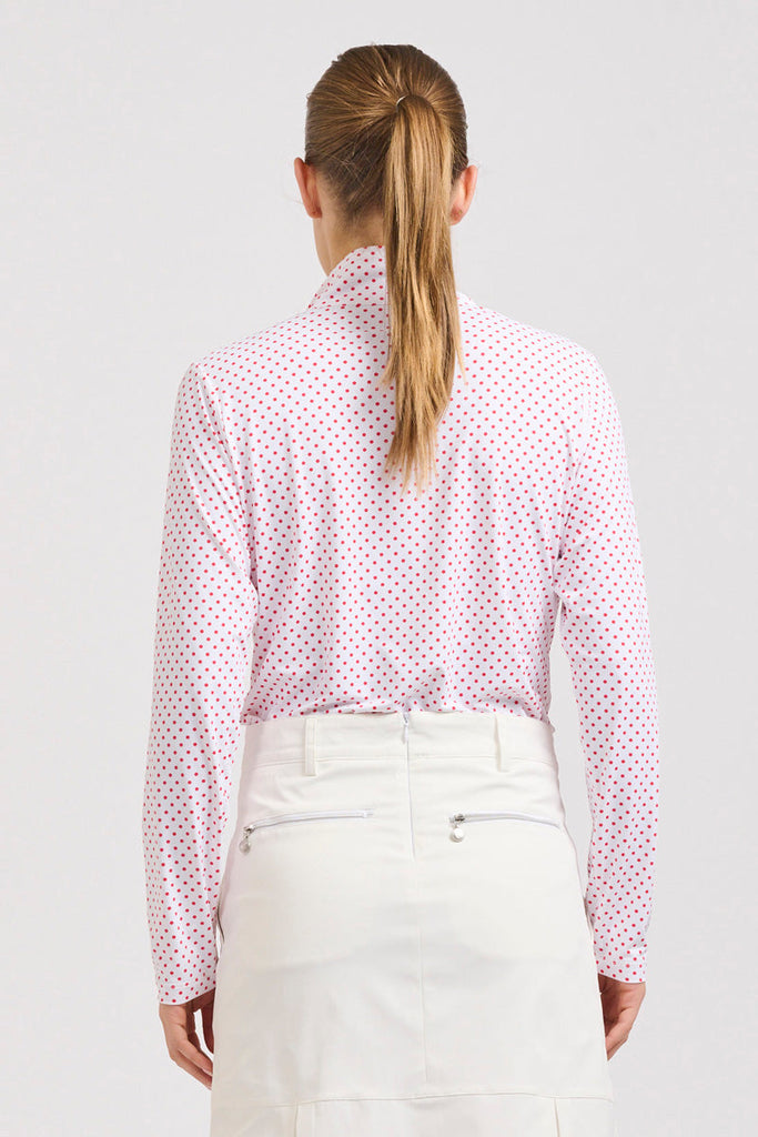 The Grange Long Sleeve Shirt - Red Spot