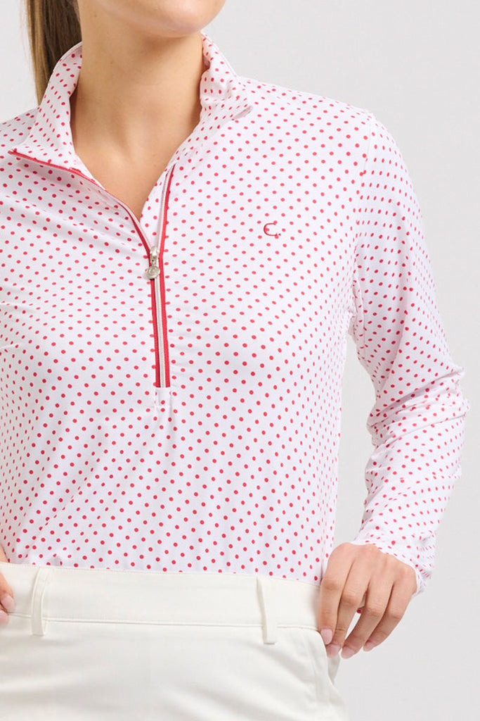 The Grange Long Sleeve Shirt - Red Spot